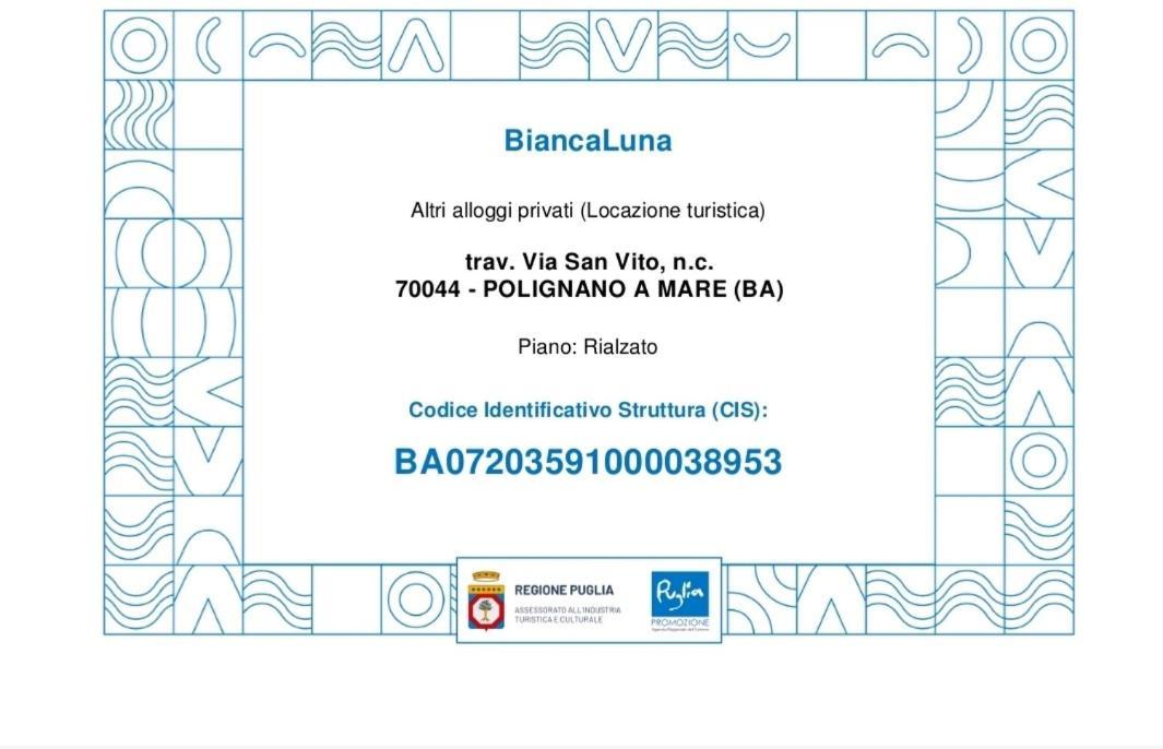 Biancaluna Polignano a Mare Luaran gambar